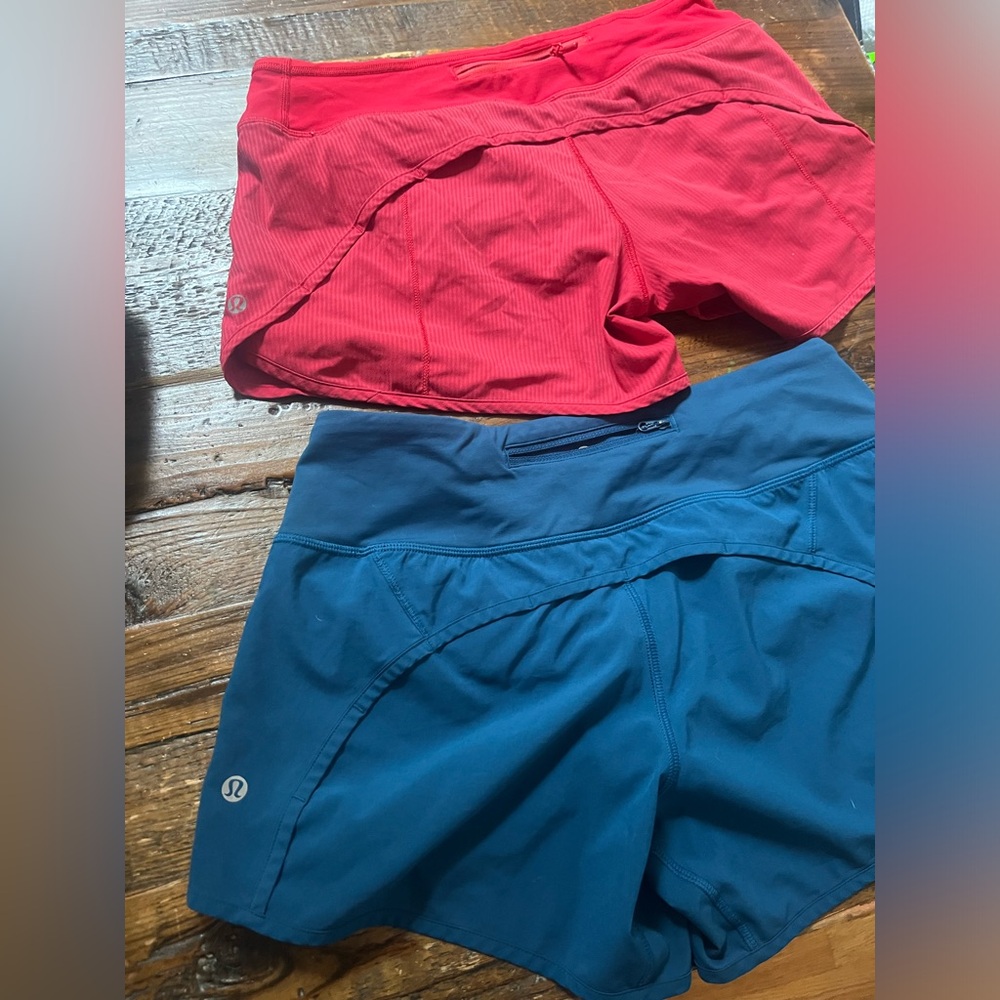 Lululemon size 6 shorts. $30 for both